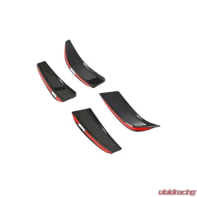 Vivid Racing VR-M3M4-615 VR Aero Carbon Fiber Front Bumper Canards V2 BMW M3 G80 | M4 G82 G83 2021-2024
