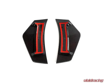 Vivid Racing VR-R8V10-602 VR Aero Carbon Fiber Rear Bumper Splitter Canards Audi R8 V10 2023+