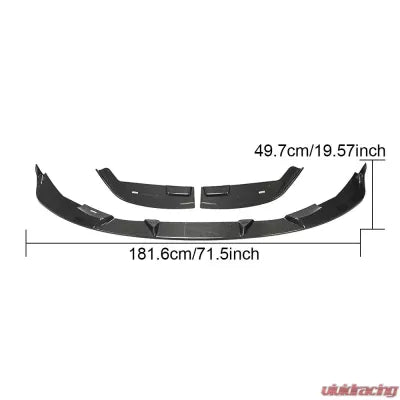 Vivid Racing VR-M3M4-609 VR Aero Carbon Fiber Front Lip Spoiler BMW M3 M4 G82 G83 2021-2024