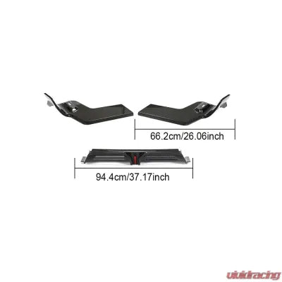 Vivid Racing VR-MACAN-613 VR Aero Carbon Fiber Rear Difffuser Porsche Macan 2022+