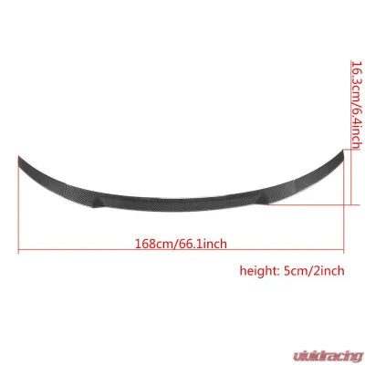 Vivid Racing VR-R8GTV8V10-611 VR Aero Carbon Fiber Rear Trunk Spoiler Audi R8 GT V8 | V10 2008-2015