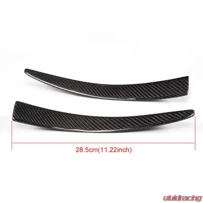 Vivid Racing VR-M3M4-F80F82F83-605 VR Aero Carbon Fiber Spoiler Fins Trims BMW M3 | M4 | F80 | F82 | F83