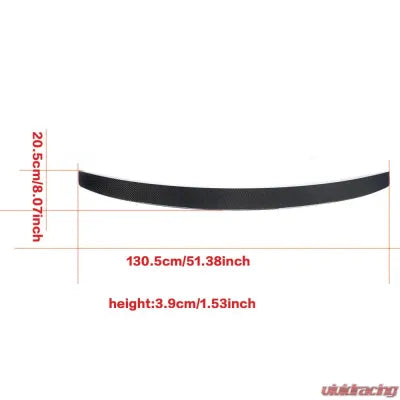 Vivid Racing VR-W222-612 VR Aero Carbon Fiber Trunk Spoiler Mercedes S400 | S65 AMG W222 2014-2020