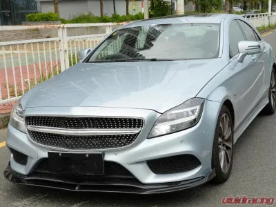 Vivid Racing VR-W218-600 VR Aero Carbon Fiber Front Lip Spoiler Mercedes W218 Facelift 2015-2018