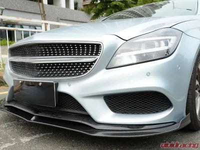 Vivid Racing VR-W218-600 VR Aero Carbon Fiber Front Lip Spoiler Mercedes W218 Facelift 2015-2018