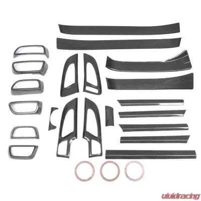 Vivid Racing VR-CAYN-INT VR Aero Carbon Fiber Interior Trims Central Console Gear Shift Panel Porsche 958 Cayenne 2015-2016