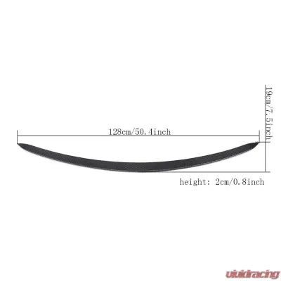 Vivid Racing VR-E43E63AMG-611 VR Aero Carbon Fiber Rear Trunk Spoiler Mercedes E Class W213 2017-2019