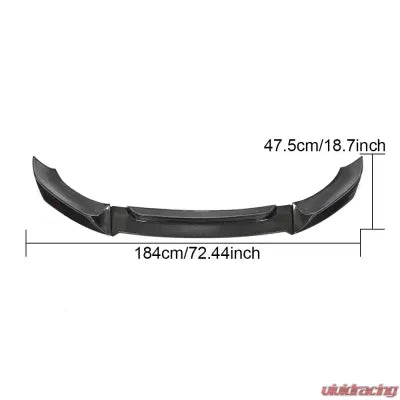 Vivid Racing VR-X6-601 VR Aero Carbon Fiber Front Lip Spoiler V2 BMW X6 F16 xDrive Series 2015-2019