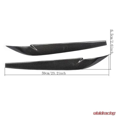 Vivid Racing VR-X5X6-EYETRIM VR Aero Carbon Fiber Headlight Eyebrow Eyelids BMW X5 F15 | X6 F16 Sport Utility 2014-2019