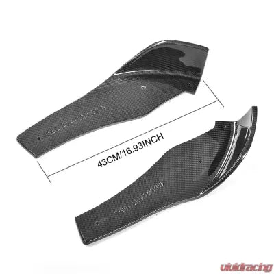 Vivid Racing VR-M3M4-602 VR Aero Carbon Fiber Front Lip Splitters BMW M3 F80 | M4 F82 F83 2014-2019