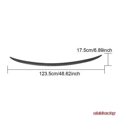 Vivid Racing VR-M2M235i-615 VR Aero Carbon Fiber Rear Trunk Spoiler V3 BMW M2 | 220i | 228i | M235i M Sport F87 F22 2014-2020