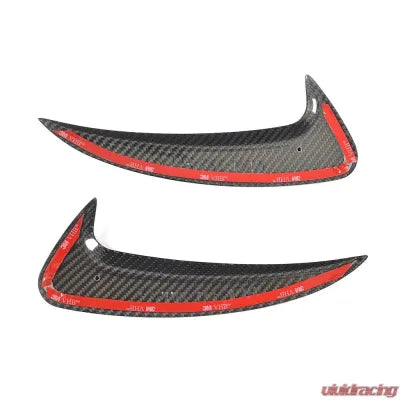 Vivid Racing VR-E200E400E500-603 VR Aero Carbon Fiber Rear Bumper Vents 2pcs/set Mercedes E Class C238 Sport Coupe 2017-2019
