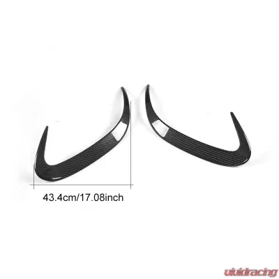 Vivid Racing VR-S5S63S65AMG-650 VR Aero Carbon Fiber Rear Bumper Scoop Fins Mercedes S500 | S550 | S63 | S65 AMG Coupe 2015-2019