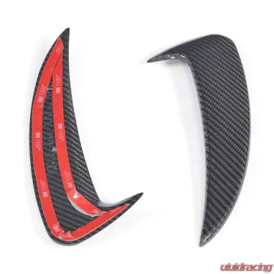 Vivid Racing VR-C205W205A205-615 VR Aero Carbon Fiber Front Bumper Fins Mercedes C Class W205 C205 A205 Base/Sport C43 AMG 2-Door 2015-2019