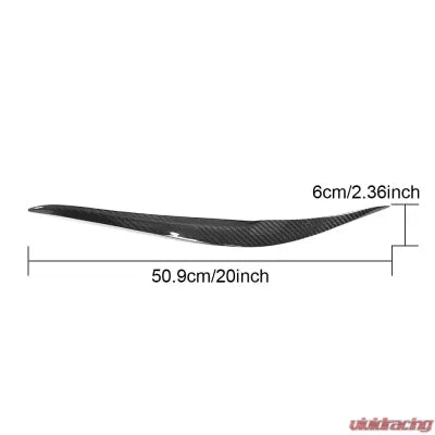 Vivid Racing VR-M2-EYETRIM VR Aero Carbon Fiber Headlight Eyebrow Eyelid Trim BMW 2 Series F22 F23 Base/M Sport F87 M2 2-Door 2014-2019