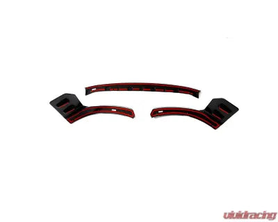 Vivid Racing VR-G87M2-DCF-600 VR Aero Carbon Fiber Front Lip Spoiler 3pc Set BMW M2 G87