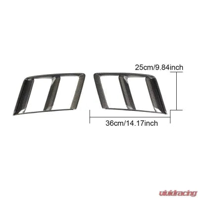 Vivid Racing VR-R8-651 VR Aero Carbon Fiber Front Side Air Vents Audi R8 2016-2018