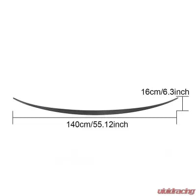 Vivid Racing VR-CAY-611 VR Aero Carbon Fiber Rear Hatch Middle Spoiler Porsche Cayenne 2018-2019