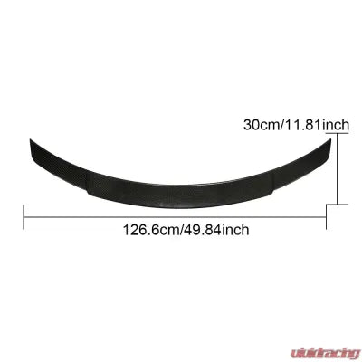 Vivid Racing VR-C63AMG-612 VR Aero Carbon Fiber Rear Trunk Spoiler Mercedes C63 AMG Coupe C205 2015-2019