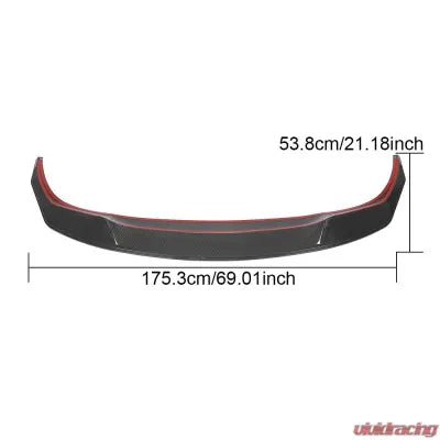Vivid Racing VR-G20M-600 VR Aero Carbon Fiber Front Lip Spoiler BMW 3 Series G20 M Sport 2019-2024
