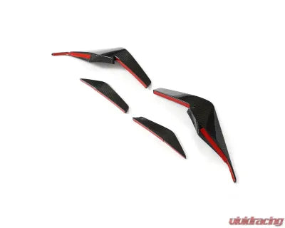 Vivid Racing VR-R8V10-604 VR Aero Carbon Fiber Front Bumper Canards Audi R8 V10 2023+