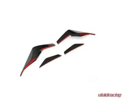 Vivid Racing VR-R8V10-604 VR Aero Carbon Fiber Front Bumper Canards Audi R8 V10 2023+