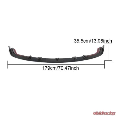 Vivid Racing VR-F87M2-603 VR Aero Carbon Fiber Front Bumper Lip Spoiler V5 BMW 2 Series | M2 F87 Competition