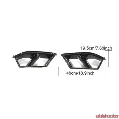 Vivid Racing VR-M4-650 VR Aero Carbon Fiber Front Bumper Vents BMW M4 G82 2021-2024