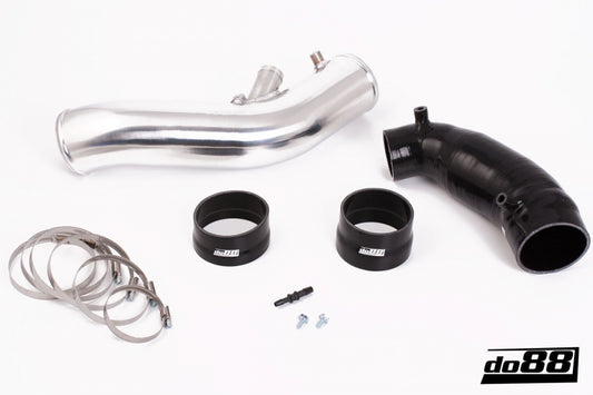 DO88 IR-100S SAAB 9-3 2.8T V6 06-11 Inlet pipe with Black hoses