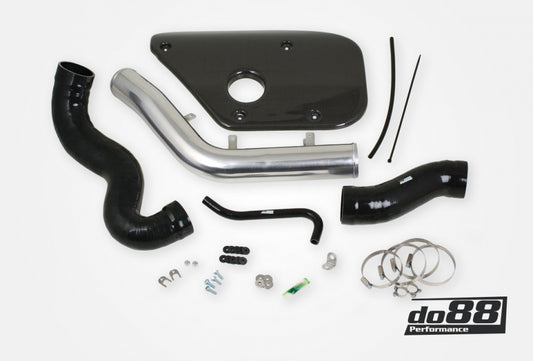 DO88 IR-120-MK-S Volvo S60 V60 V70 T6 Inlet pipe, Black hoses, Carbon fiber cover
