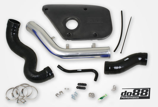 DO88 IR-120-PE-S Volvo S60 V60 V70 T6 Inlet pipe, Black hoses, Plastic cover