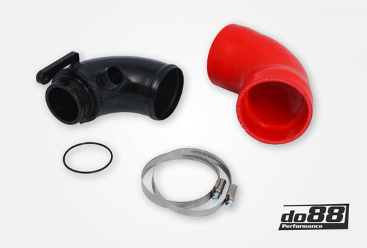 DO88 IR-130R-48-do88 VAG 1.8/2.0 TSI (MQB) Turbo inletpipe, Red hose, OEM Turbo, Airbox