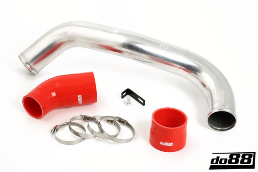 DO88 IR-V50-R Volvo C30/C70/S40/V50 Turbo 04-13 Inlet pipe, Red hoses