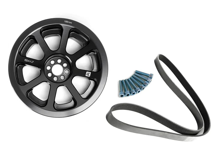 Integrated Engineering Audi 3.0T B8 C7 188mm Crank Pulley & Damper Upgrade Kit (S4, S5, A6 & A7) - ML Performance UK