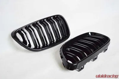 Vivid Racing VR-M2F22-GRILL VR Aero Carbon Fiber Front Grill Glossy BMW F87 M2 | F22 | 228i | 235i 2014-2015