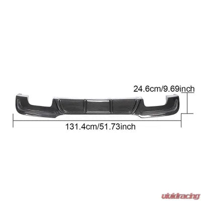 Vivid Racing VR-E90M-610 VR Aero Carbon Fiber Rear Diffuser BMW E90 3-Series M-Sport 2009-2012