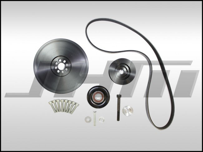 JHM JHM-B7RS46Rib 6-Rib Alternator Belt Conversion Kit for B7-RS4 w 4.2L FSI (32v)