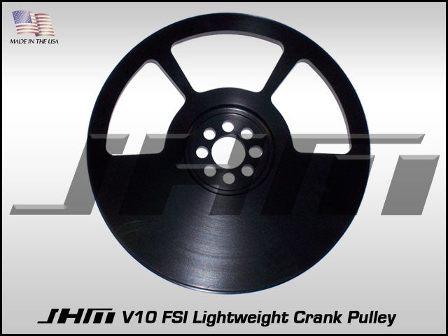 JHM JHM-C6D3V10CP Lightweight Crank Pulley for C6-S6 and D3-S8 FSI V10