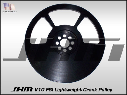 JHM JHM-C6D3V10CP Lightweight Crank Pulley for C6-S6 and D3-S8 FSI V10