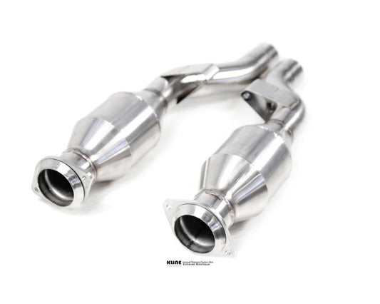 Kline Innovation KL-FER-599GTB-100-CS-SS 100 Cell Cat Pipe Set Ferrari 599 GTB