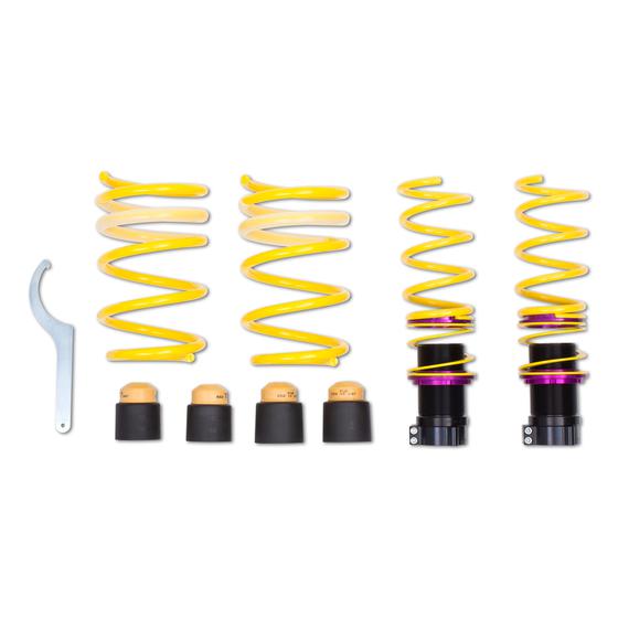 KW Porsche 981 982 Height-Adjustable Lowering Springs kit (Inc. Boxster, Boxster GTS, Cayman S & Cayman GTS) | ML Performance UK