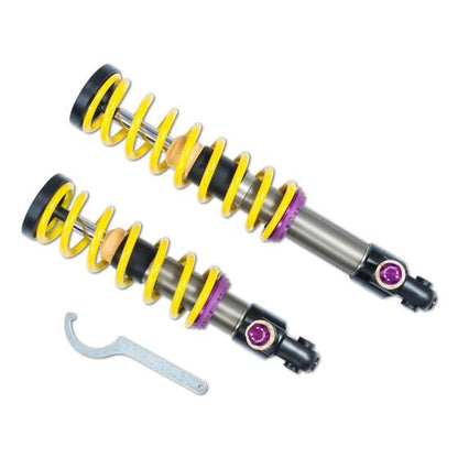 KW Porsche 992 Variant 4 Aluminium Coilover kit - Inc. Deactivation For Electronic Damper (911 Turbo & 911 Turbo S) | ML Performance UK