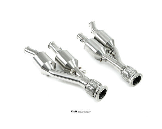 Kline Innovation KL-LAM-AVSVJ-100-CS-SS 100 Cell Cat Pipe Set Lamborghini Aventador SVJ