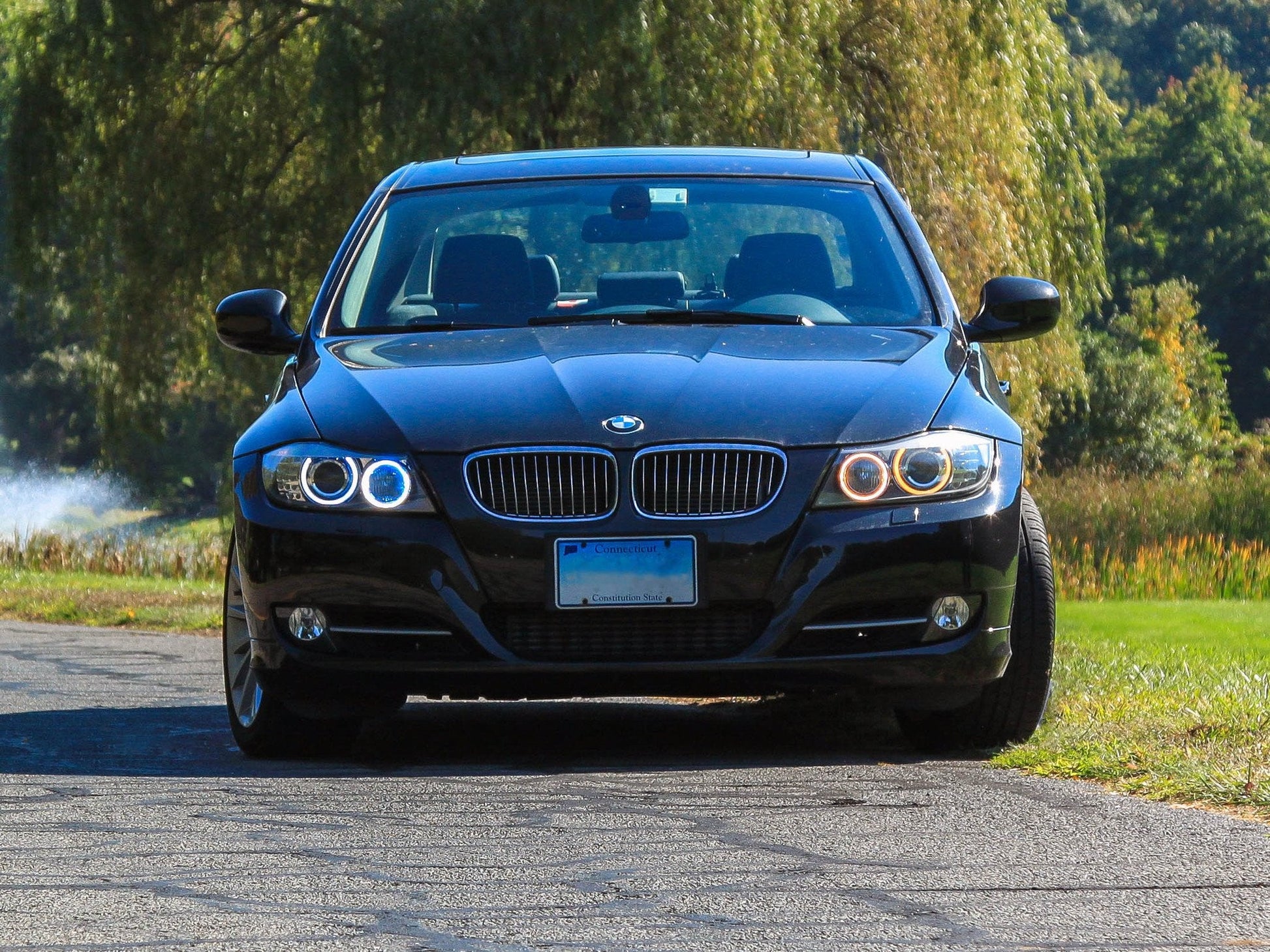 LUX BMW H8 V5 ADJUSTABLE WHITE ANGEL EYES