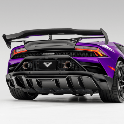 Vorsteiner 3050LOV Lamborghini Huracan EVO Monza Edizione Rear Diffuser (2x2 Gloss Carbon) | ML Performance