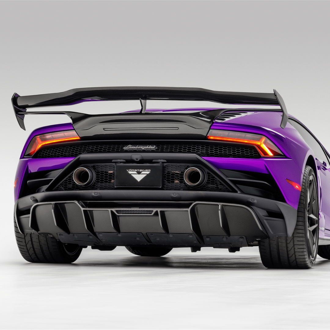 Vorsteiner 3050LOV Lamborghini Huracan EVO Monza Edizione Rear Diffuser (2x2 Gloss Carbon) | ML Performance