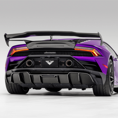 Vorsteiner 3050LOV Lamborghini Huracan EVO Monza Edizione Rear Diffuser (2x2 Gloss Carbon) | ML Performance