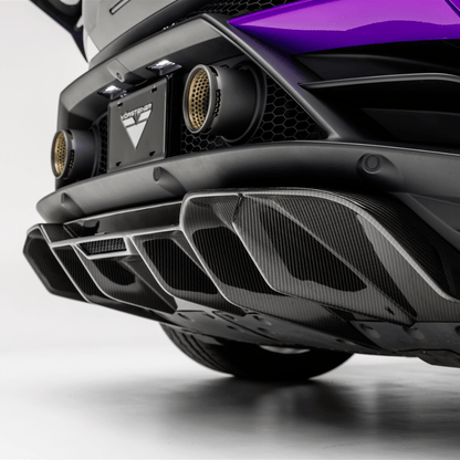 Vorsteiner 3050LOV Lamborghini Huracan EVO Monza Edizione Rear Diffuser (2x2 Gloss Carbon) | ML Performance