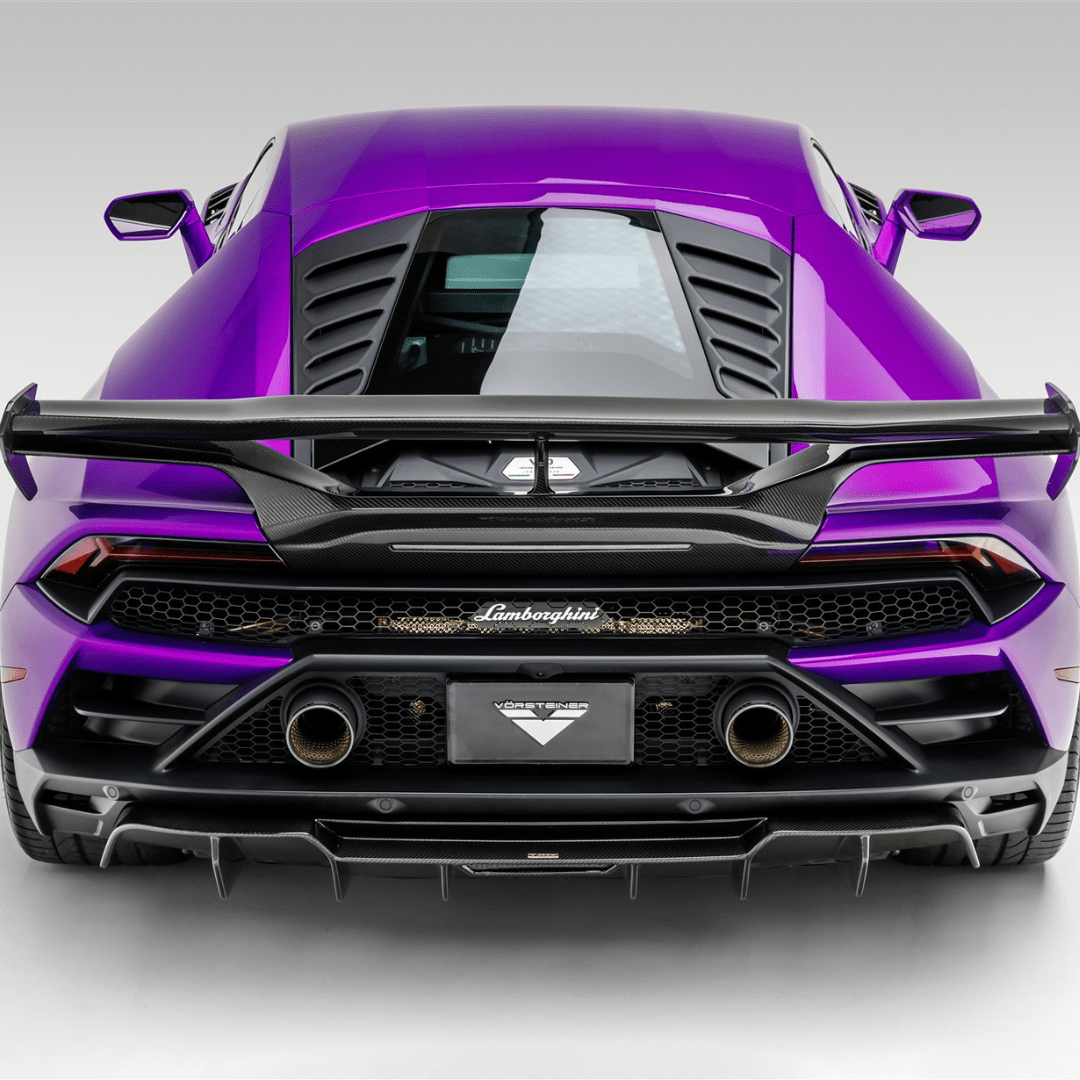 Vorsteiner 3050LOV Lamborghini Huracan EVO Monza Edizione Rear Diffuser (2x2 Gloss Carbon) | ML Performance