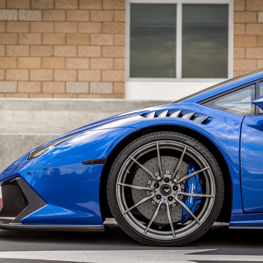 Vorsteiner 0940LOV Lamborghini Huracan Novara Edizione Aero Front Fenders w/Integrated Vents and Splash Shields (2x2 Gloss Carbon) | ML Performance